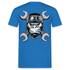Werkstatt Gorilla Biker Schraubenschlüssel Lustiges Geschenk T-Shirt - Royalblau