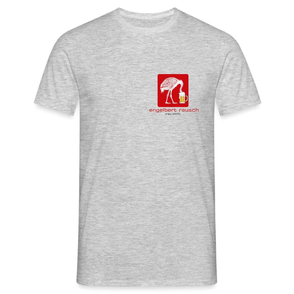 Engelbert Rausch Lustiges Bier Geschenk T-Shirt - Grau meliert