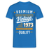 50. Geburtstag - Vintage - Original Parts - Geboren 1973 - Geschenk T-Shirt - Royalblau
