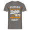 50. Geburtstag - Vintage - Original Parts - Geboren 1973 - Geschenk T-Shirt - Graphit