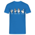 Stein Schere Papier - Sarkasmus Lustiges T-Shirt - Royalblau