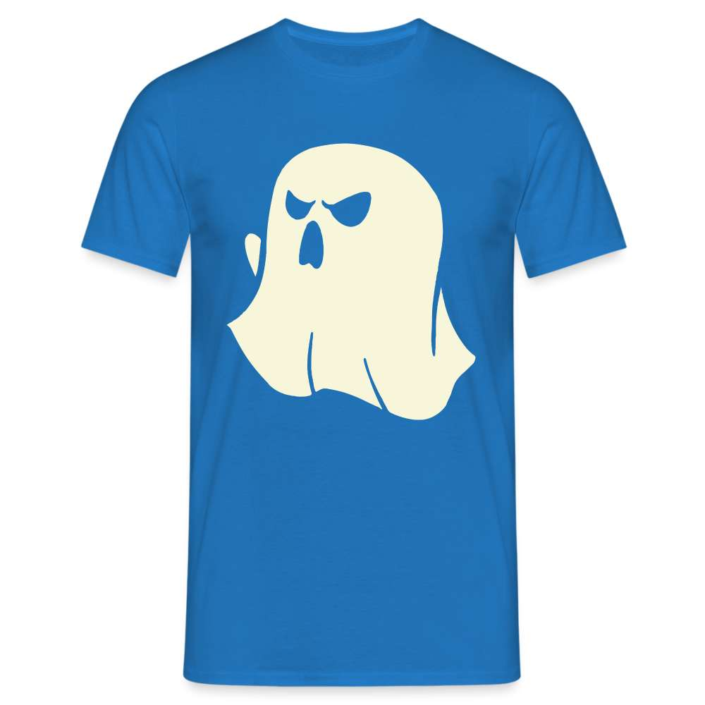 Halloween Bettlaken Geist - Lustiges Halloween Kostüm T-Shirt - Royalblau