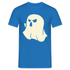 Halloween Bettlaken Geist - Lustiges Halloween Kostüm T-Shirt - Royalblau