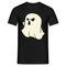 Halloween Bettlaken Geist - Lustiges Halloween Kostüm T-Shirt - Schwarz