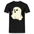 Halloween Bettlaken Geist - Lustiges Halloween Kostüm T-Shirt - Schwarz