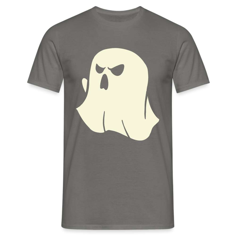 Halloween Bettlaken Geist - Lustiges Halloween Kostüm T-Shirt - Graphit