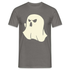 Halloween Bettlaken Geist - Lustiges Halloween Kostüm T-Shirt - Graphit