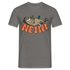 Lustiges Faultier - Nein Keine Lust - Witziges T-Shirt - Graphit