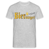 Bierbürger - Bring Bier mit - Lustiges Bier T-Shirt - Grau meliert