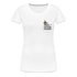 Weinliebhaber - Kann Spuren von Wein enthalten - Frauen Premium T-Shirt - weiß
