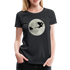 Weihnachtsmann Schlitten Drachen Mond Lustiges Geschenk Frauen Premium T-Shirt - Schwarz