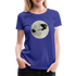 Weihnachtsmann Schlitten Drachen Mond Lustiges Geschenk Frauen Premium T-Shirt - Königsblau