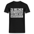 Lustiger Spruch zu meiner Verteidigung - ich war ohne Aufsicht T-Shirt - Schwarz