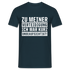 Lustiger Spruch zu meiner Verteidigung - ich war ohne Aufsicht T-Shirt - Navy