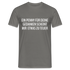Lustiger Spruch ein Penny für deine Gedanken - etwas teuer witziges T-Shirt - Graphit