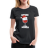 Weihnachtsoutfit Weinliebhaber Cheers Mädels Frauen Premium T-Shirt - Schwarz