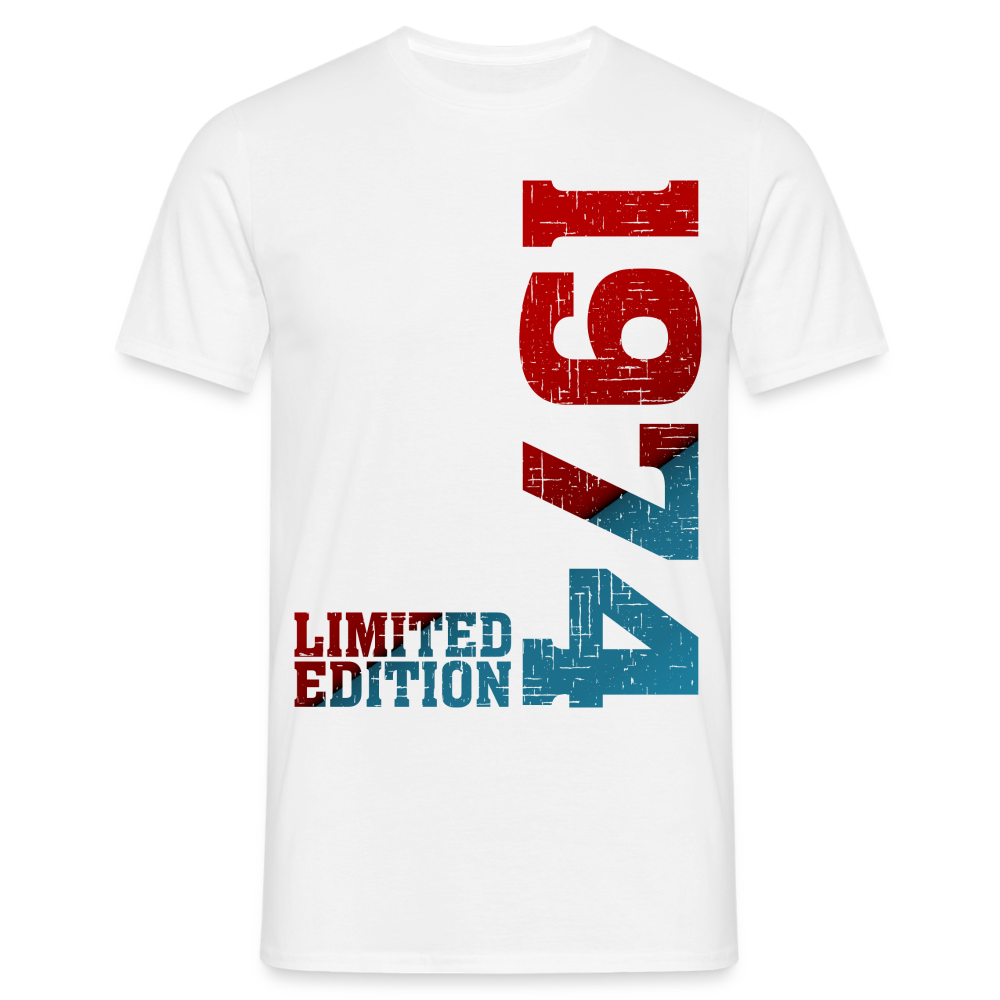 50. Geburtstag 1974 Limited Edition Geschenk T-Shirt - weiß