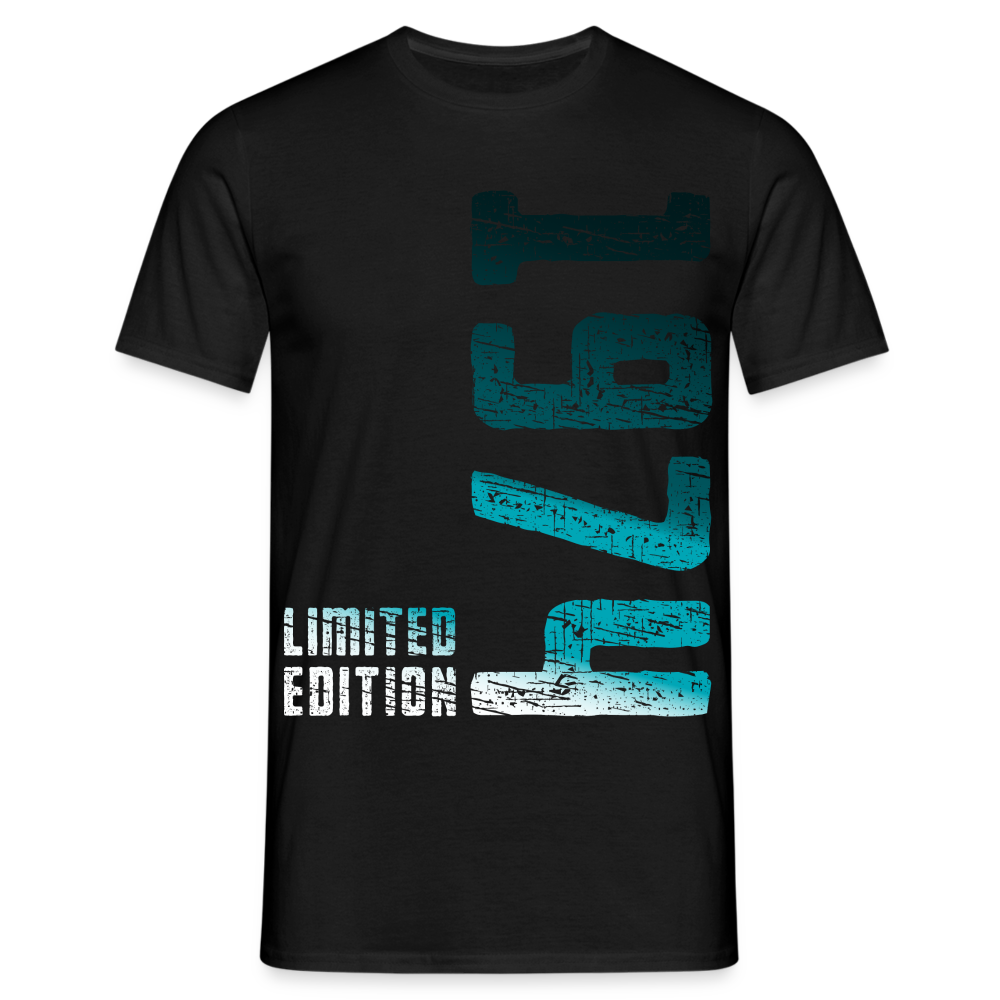 50. Geburtstag 1974 Limited Edition Geschenk T-Shirt - Schwarz