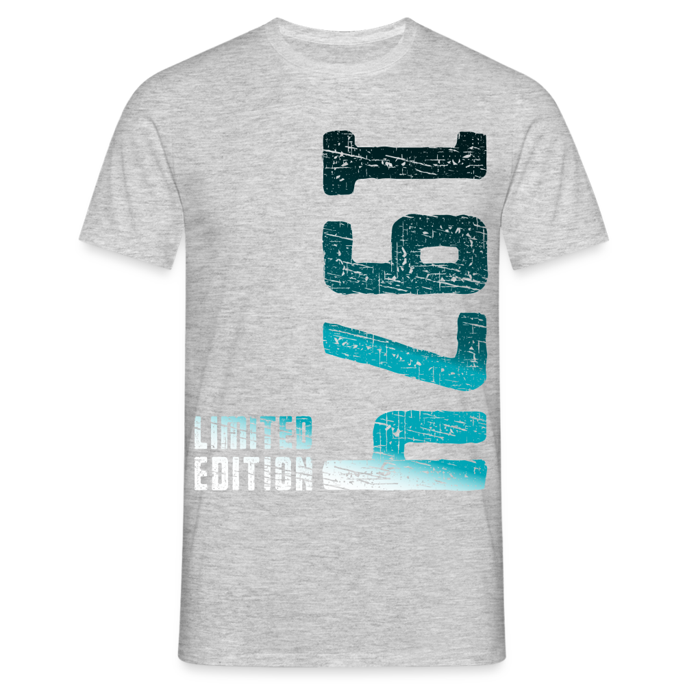 50. Geburtstag 1974 Limited Edition Geschenk T-Shirt - Grau meliert