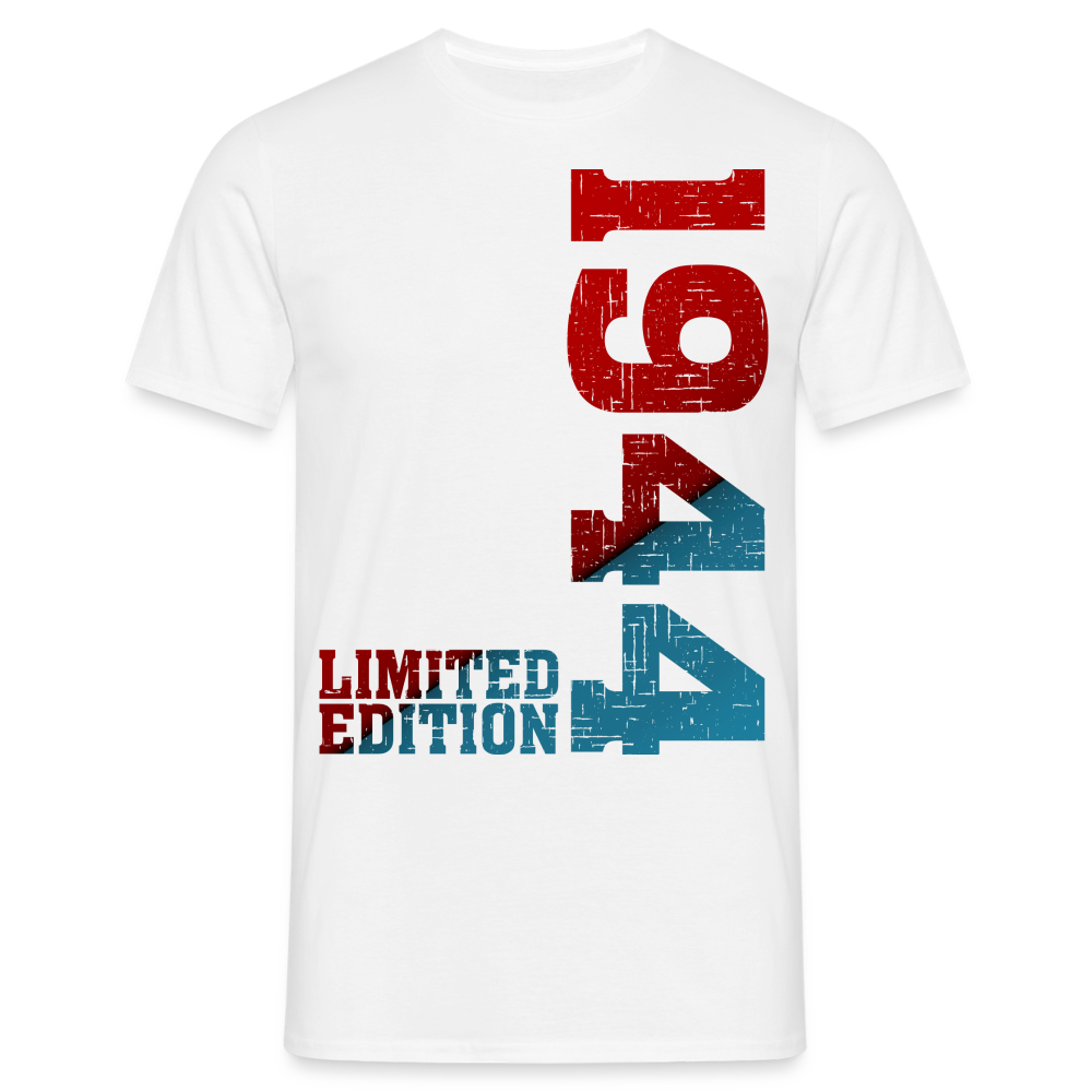 80. Geburtstag 1944 Limited Edition Geschenk T-Shirt - weiß