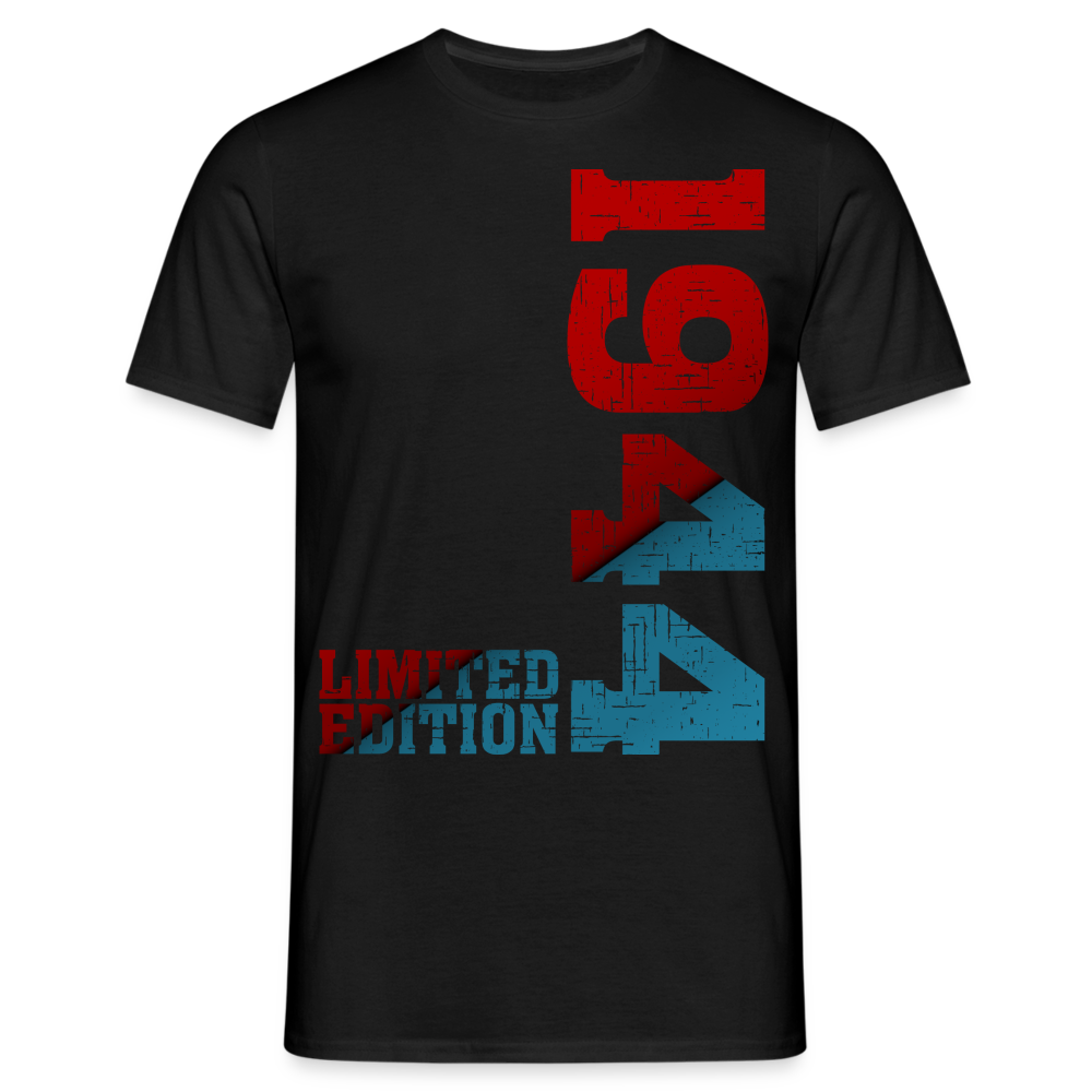 80. Geburtstag 1944 Limited Edition Geschenk T-Shirt - Schwarz