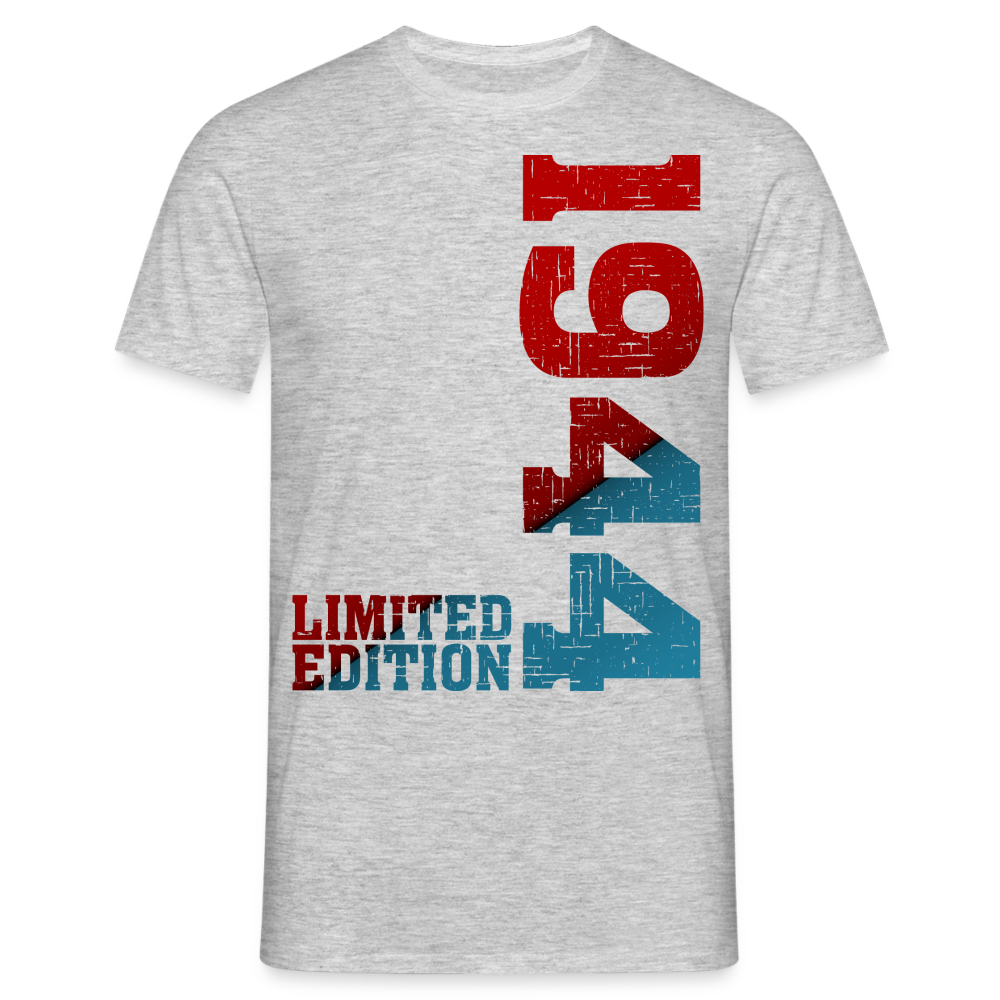 80. Geburtstag 1944 Limited Edition Geschenk T-Shirt - Grau meliert