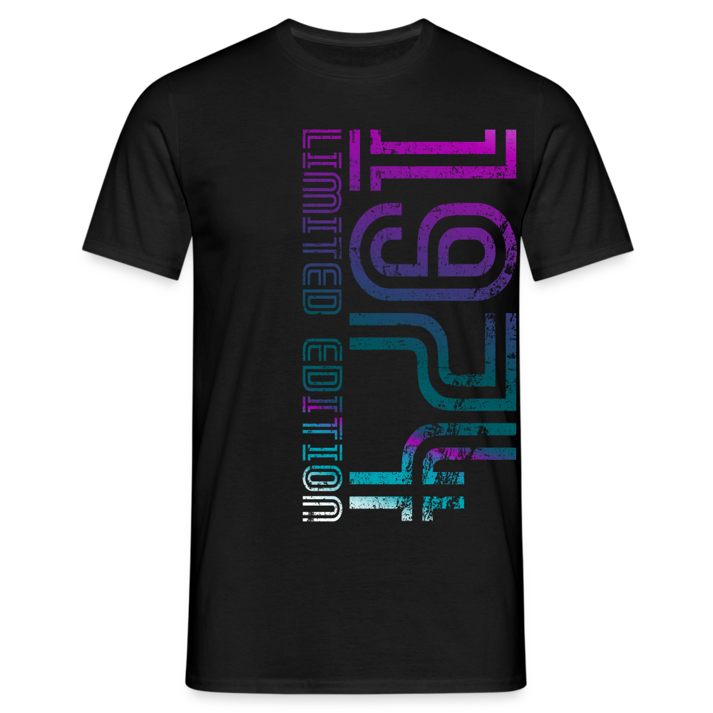 50. Geburtstag Jahrgang 1954 Limited Edition Geschenk T-Shirt - Schwarz