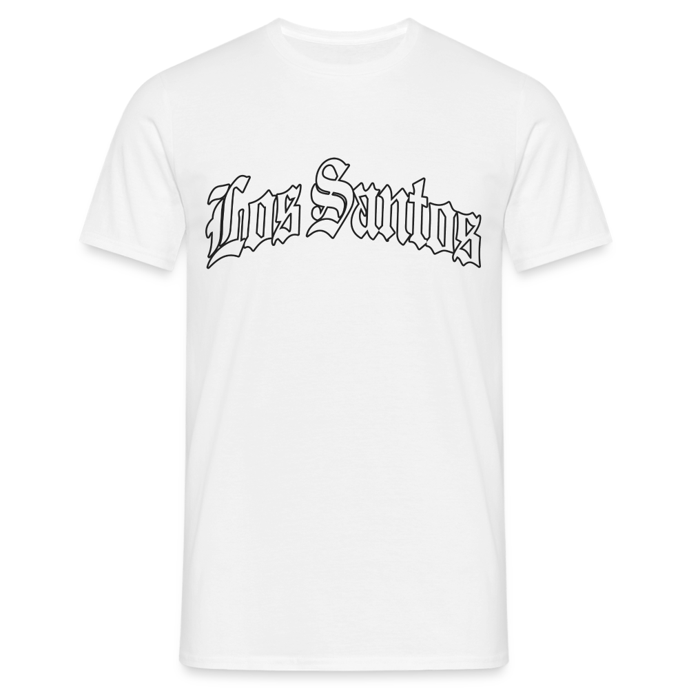 Gamer Shirt - Los Santos City Gaming Männer T-Shirt - weiß