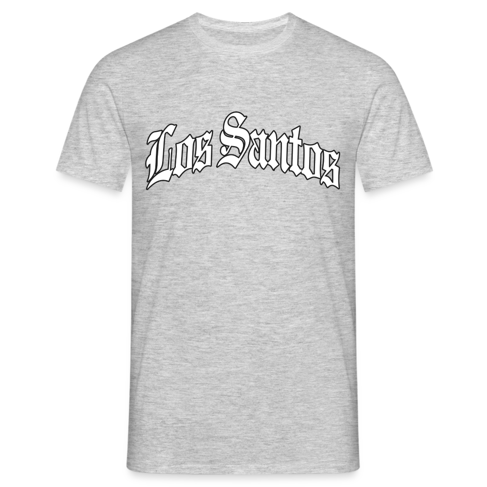 Gamer Shirt - Los Santos City Gaming Männer T-Shirt - Grau meliert