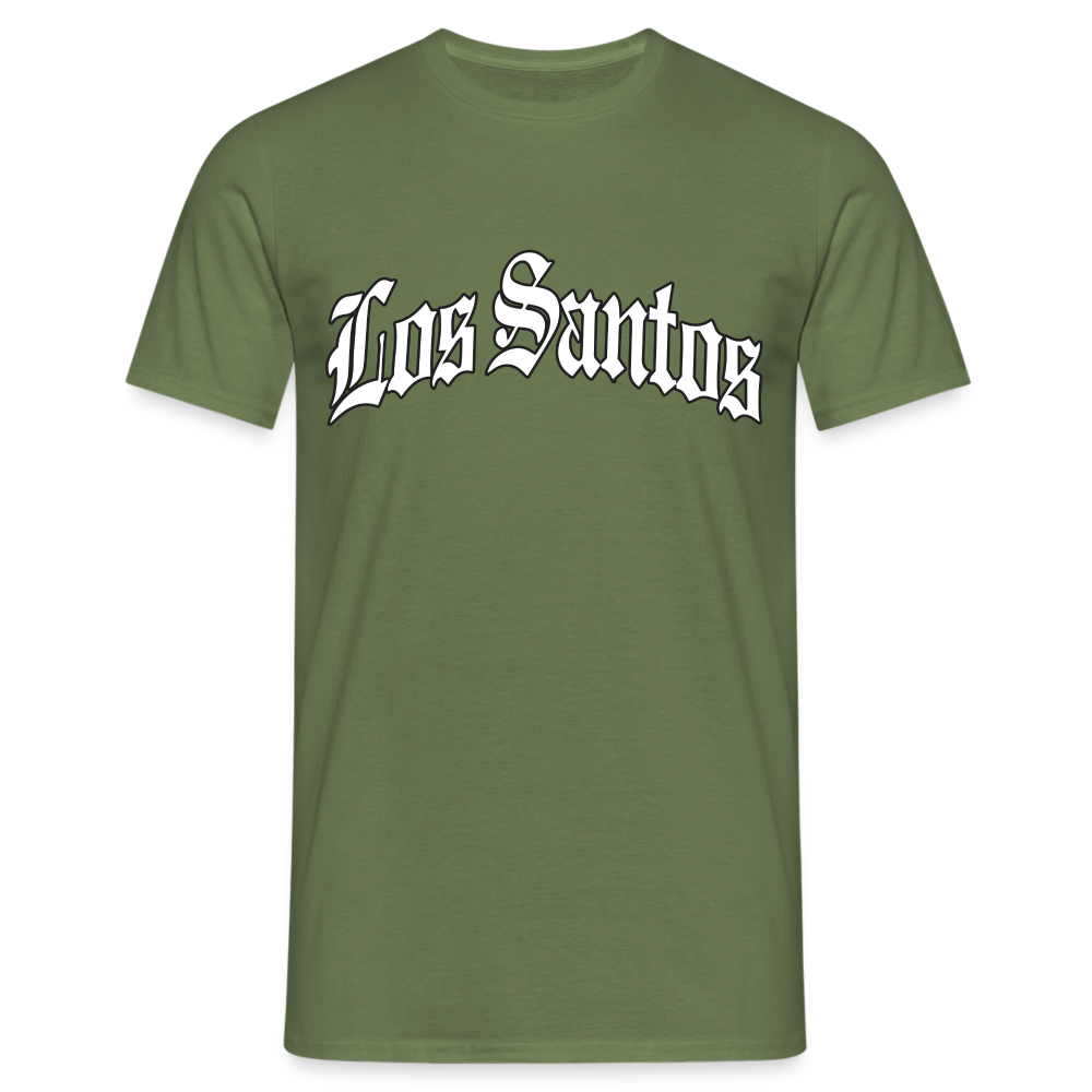 Gamer Shirt - Los Santos City Gaming Männer T-Shirt - Militärgrün