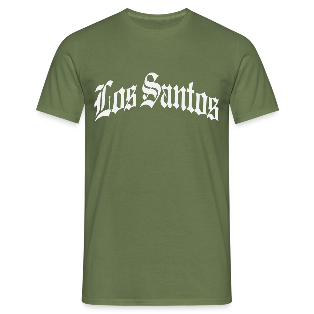 Gamer Shirt - Los Santos City Gaming Männer T-Shirt - Militärgrün