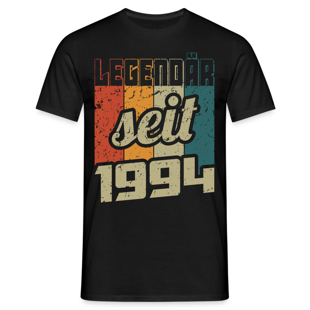 30.Geburtstag - Legendär seit 1994 - Retro Style - Limited Edition T-Shirt - Schwarz