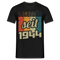 40.Geburtstag - Legendär seit 1944 - Retro Style - Limited Edition T-Shirt - Schwarz
