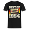 70.Geburtstag - Retro Style - Musik Kassette - Best Of 1954 - Geschenk T-Shirt - Schwarz
