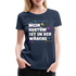Lustiges Faschings Shirt Mein Kostüm ist in der Wäsche Karneval Frauen T-Shirt - Navy