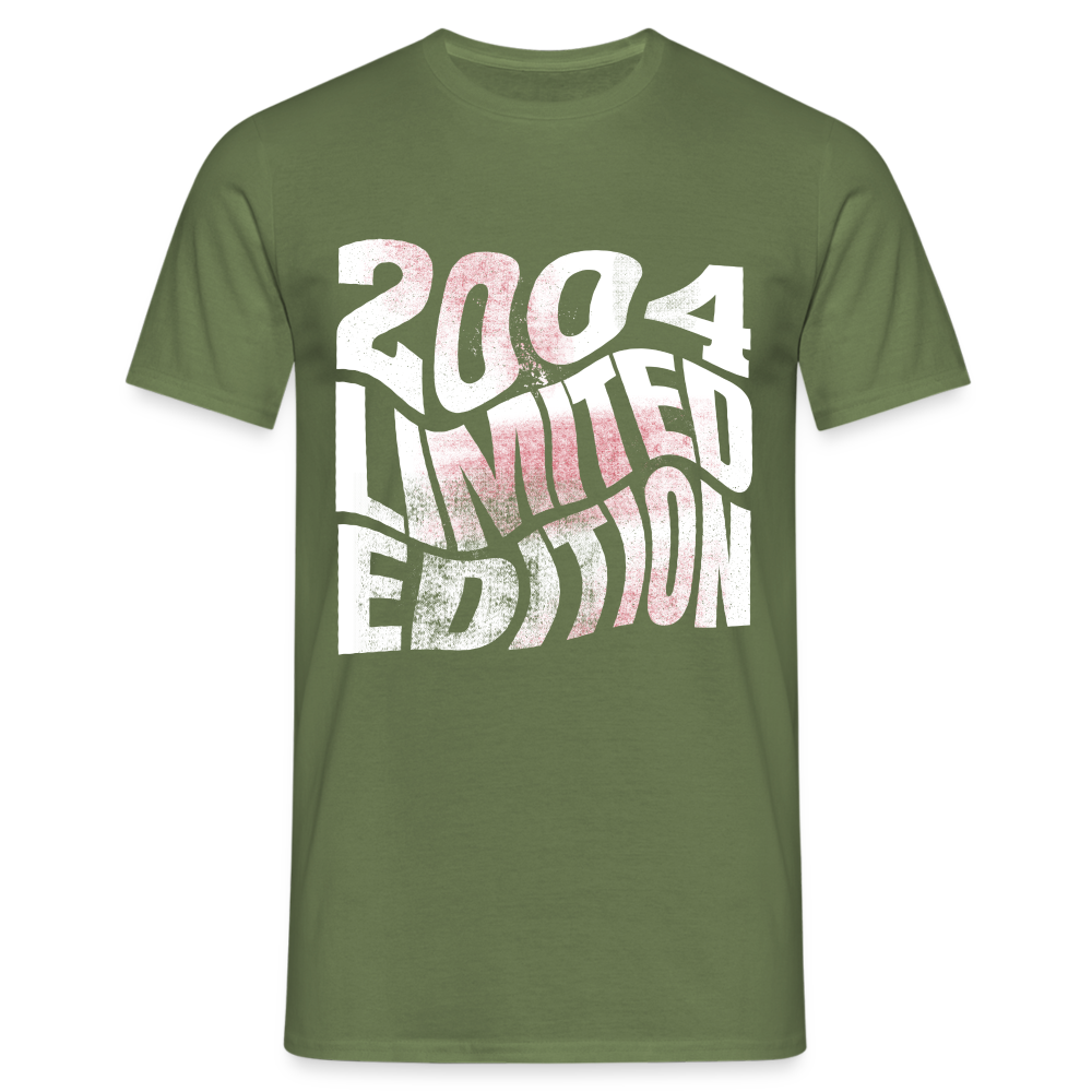 20. Geburtstag 2004 Limited Edition Geschenk T-Shirt - Militärgrün