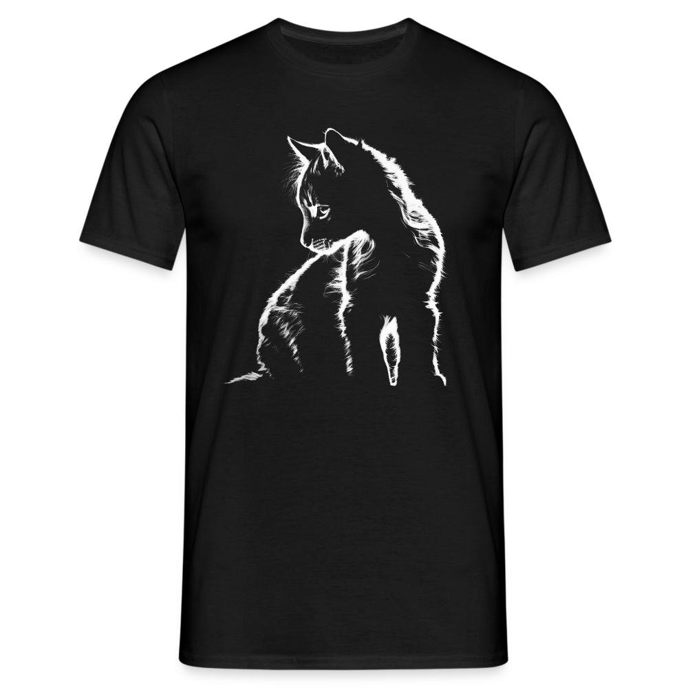 Süße Katze - Sweat Kitty - Baby Katze - T-Shirt - Schwarz