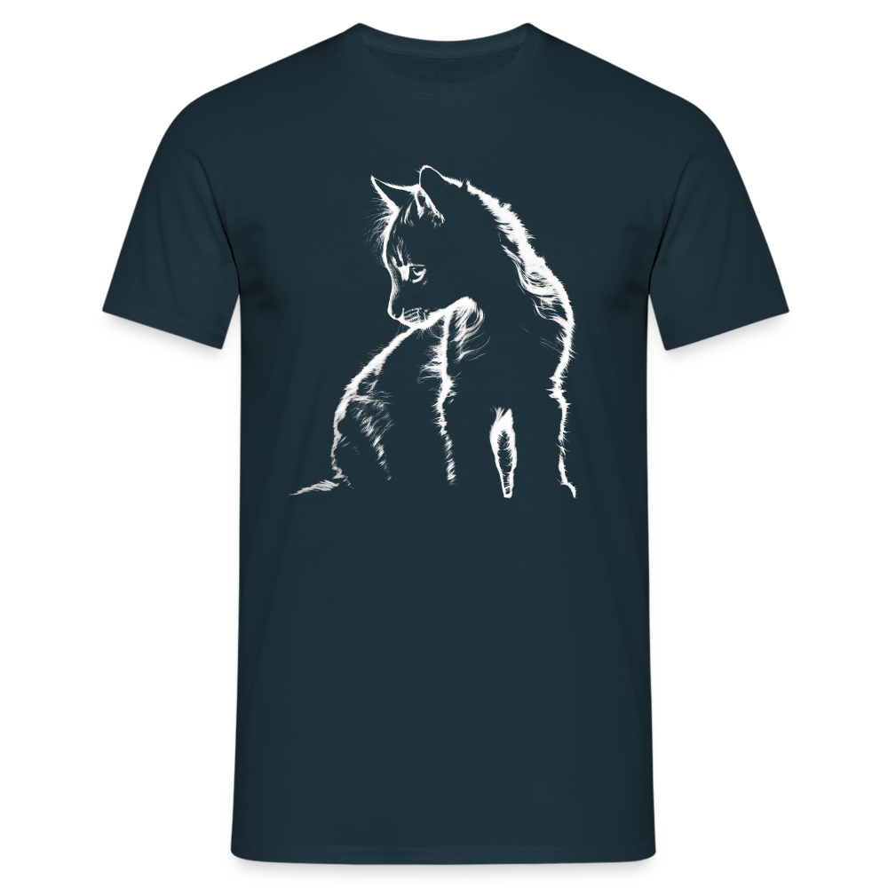 Süße Katze - Sweat Kitty - Baby Katze - T-Shirt - Navy