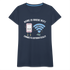 Kawaii Handy Wifi W-Lan - Home is Where Wifi Connects Lustiges Frauen Premium T-Shirt - Navy
