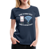 Kawaii Handy Wifi W-Lan - Home is Where Wifi Connects Lustiges Frauen Premium T-Shirt - Navy