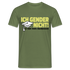 Ich Gender Nicht Ich Habe Einen Schulabschluss Witziges T-Shirt - Militärgrün