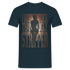 Arbeite härter als eine hässliche Stripperin - Sarkasmus - Witziges T-Shirt - Navy