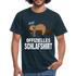 Faultier offizielles Schlafshirt Lustiges T-Shirt - Navy