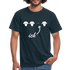 Ich bin das schwarze Schaf Lustig Sarkastisches T-Shirt - Navy