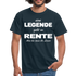 Eine Legende geht in Rente Lustiges T-Shirt - Navy