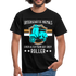 Unterschätze niemals einen alten Mann auf einem Roller T-Shirt - Schwarz