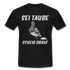 Sei Taube - Scheiß drauf Lustig Sarkasmus T-Shirt - Schwarz
