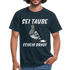 Sei Taube - Scheiß drauf Lustig Sarkasmus T-Shirt - Navy