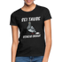 Sei Taube - Scheiß drauf Lustig Sarkasmus Frauen T-Shirt - Schwarz