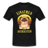Mops Hund Yoga Einatmen Ausrasten Lustiges T-Shirt - Schwarz